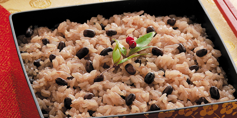 お赤飯はしあわせご飯　/　赤飯文化啓発協会